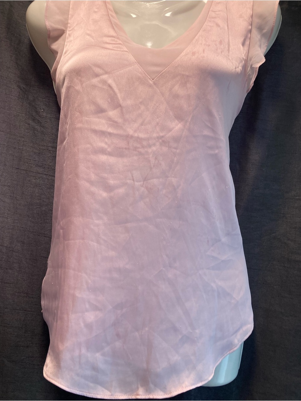 RW&CO. Pink V-Neck Sleeveless Tank Top Size Small